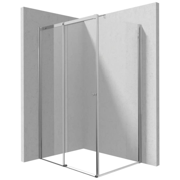 Deante Kerria plus kabina prysznicowa prostokątna chrom 100x80 