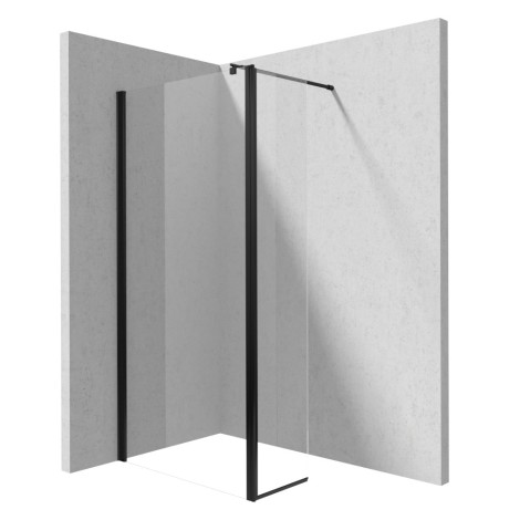 Deante Kerria Plus ruchomy panel do Walk-in nero