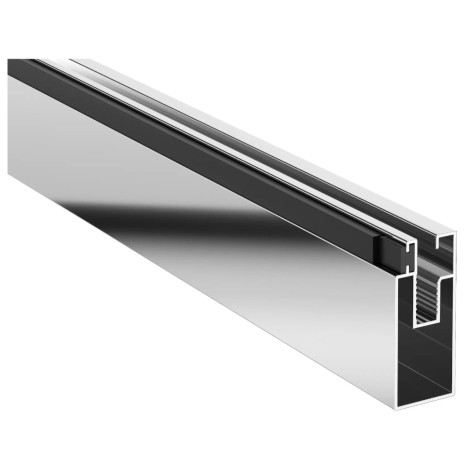 Deante Kerria Plus profil systemu do drzwi przesuwnych chrom