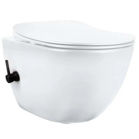 Deante Peonia miska WC wisząca z funkcją bidetu z deską i baterią mieszaczową