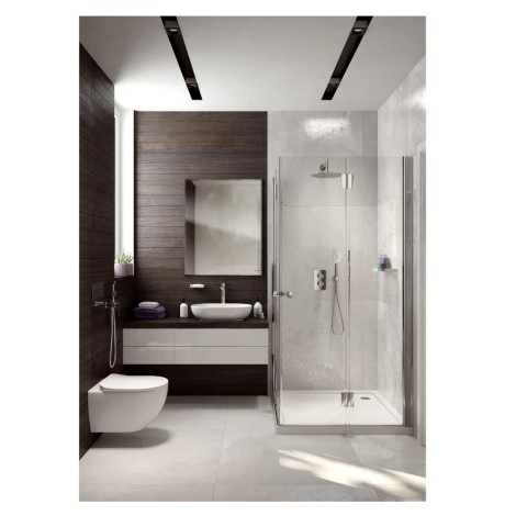 Deante Peonia miska WC wisząca bezkołnierzowa z deską biała