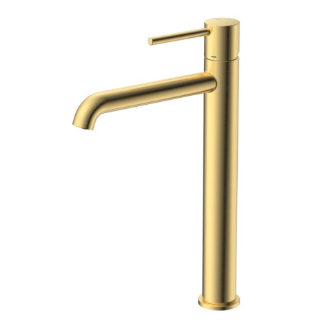 AVAPAX Ultimate bateria umywalkowa nablatowa złoty szczotkowany