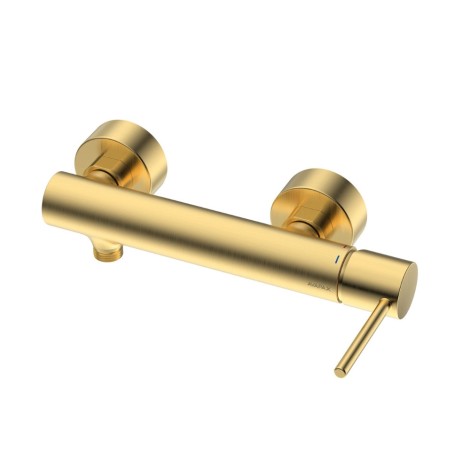 AVAPAX Ultimate bateria prysznicowa ścienna złoty szczotkowany