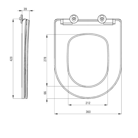 Deante Jasmin miska Wc wisząca bezkołnierzowa wirowa + deska + stelaż + przycisk chrom