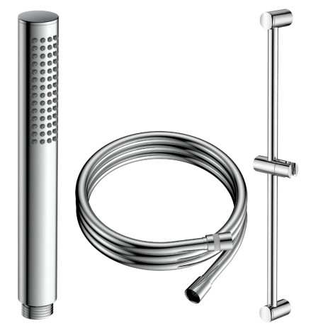 Avapax Ultimate zestaw prysznicowy 1-funkcyjny z drążkiem , chrom