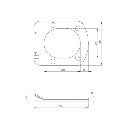 Deante Blur zestaw WC podtynkowy 6 w 1