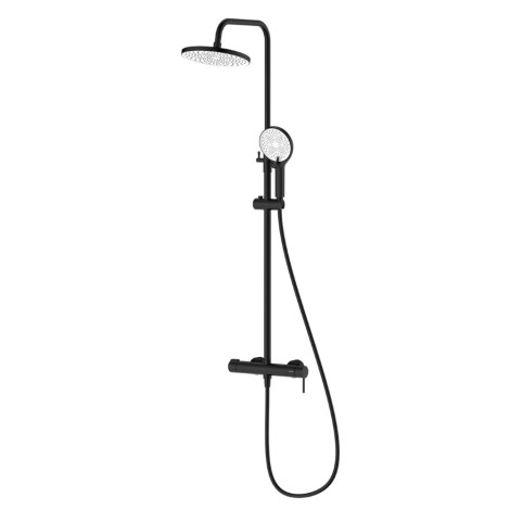 Avapax Ultimate deszczownia 2 funkcyjna z baterią prysznicową czarna