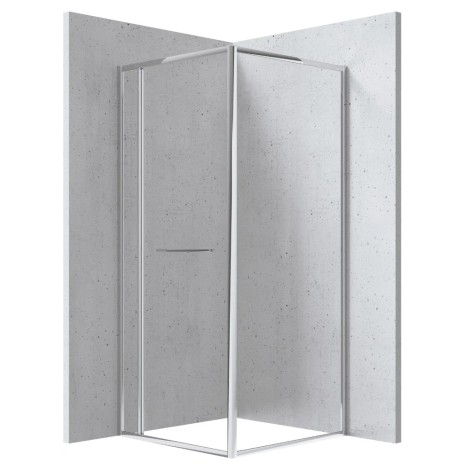 Deante Blur kabina prysznicowa kwadratowa chrom 90x90cm