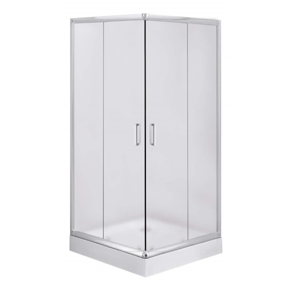 Deante Funkia kabina prysznicowa kwadratowa szkło szronione 80x80x185 cm