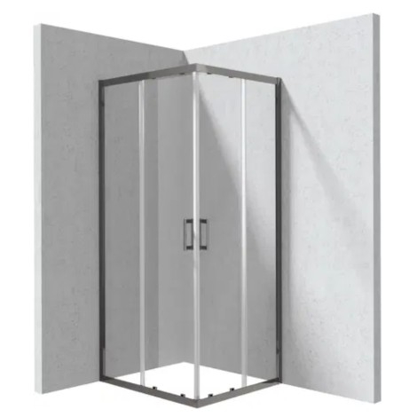 Deante Funkia Evo kabina prysznicowa prostokatna titanium 80x90cm