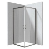 Deante Funkia Evo kabina prysznicowa kwadratowa 80x80cm titanium