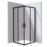 Deante Funkia Evo kabina prysznicowa kwadratowa 80x80cm czarna
