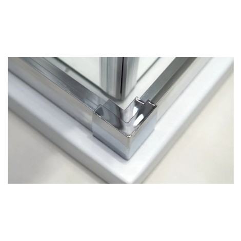 Deante Funkia Evo kabina prysznicowa kwadratowa chrom 90x90cm