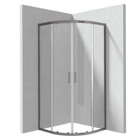 Deante Funkia Evo kabina prysznicowa półokrą titanium 80x80cm