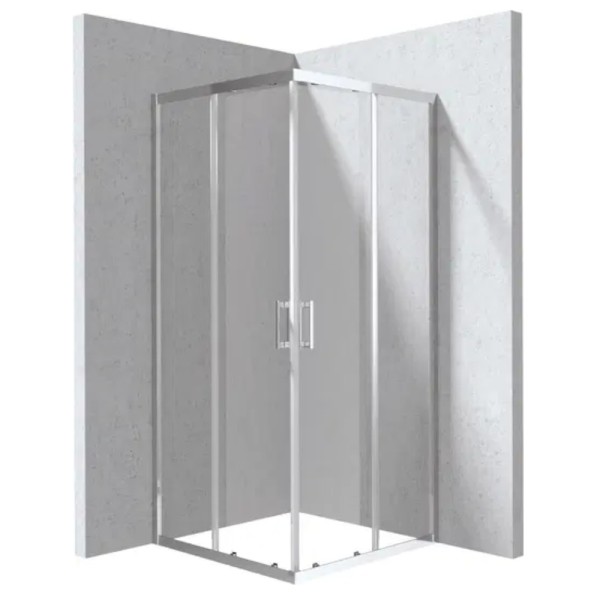 Deante Funkia Evo kabina prysznicowa kwadratowa chrom 80x80cm