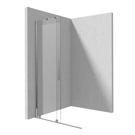 Deante Prizma ścianka prysznicowa walk-in przesuwna chrom  80 cm