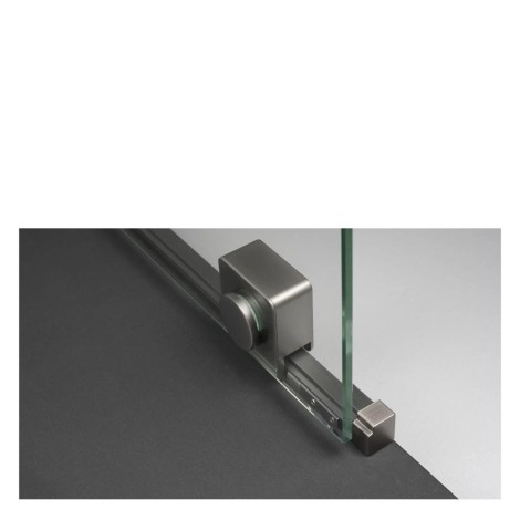 Deante Prizma ścianka prysznicowa przesuwna walk-in titanium 90 x 195 cm