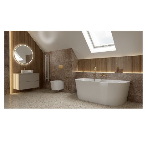 Lavita Dera Slim wanna wolnostojąca przyścienna 170cm