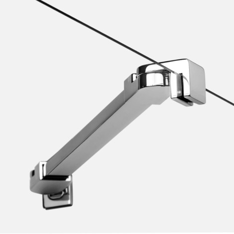 New Trendy New Soleo drzwi wnękowe U 1200x1950 mm chrom