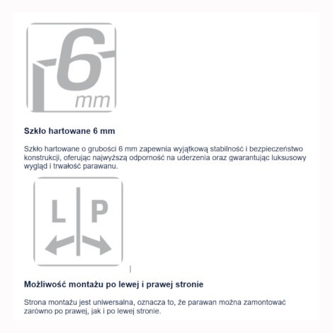 New Trendy New Soleo drzwi wnękowe pojedyncze wahadłowe z dodatkową ścianką, wspornik prosty 120 cm