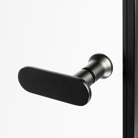 New Trendy drzwi wnękowe New Soleo Black podwójne wahadłowe 120x195