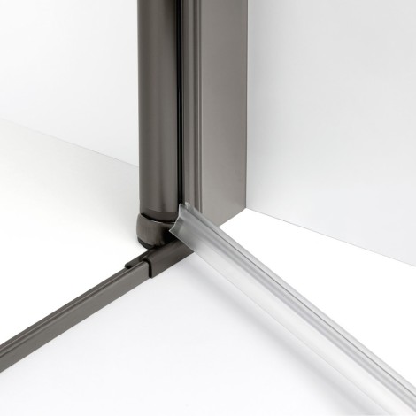 New Trendy New Soleo drzwi wnękowe U 1100x1950 mm gunmetal brushed