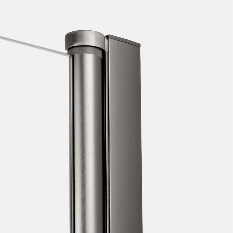 New Trendy New Soleo drzwi wnękowe U 1100x1950 mm gunmetal brushed