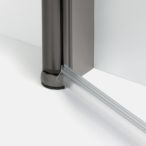 New Trendy New Soleo drzwi wnękowe U 900x1950 mm gunmetal brushed
