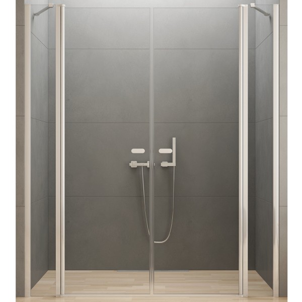 New Trendy New Soleo drzwi wnękowe U 1600x1950 mm chrom
