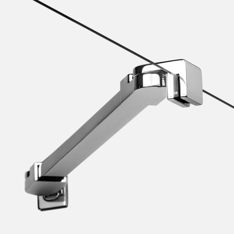 New Trendy New Soleo drzwi wnękowe U 1600x1950 mm chrom