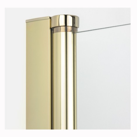 New Trendy New Soleo drzwi wnękowe wahadłowe podwójne 70 cm light gold