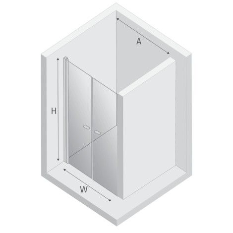 New Trenty New Soleo drzwi wnękowe U 1000x1950 mm light gold
