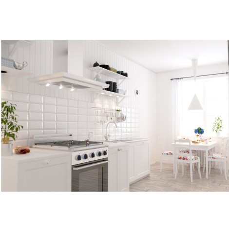 Golden Tile Metrotiles biały połysk płytka ścienna 10x20cm