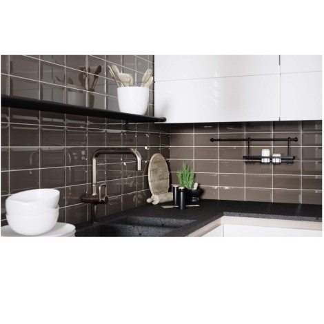 Golden Tile Metrotiles biały połysk płytka ścienna 10x20cm
