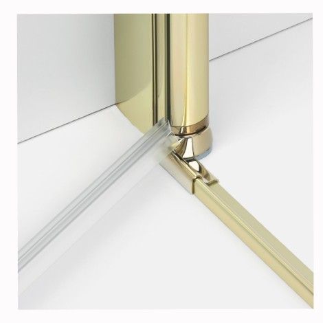 New Trendy New Soleo drzwi wnękowe wahadłowe pojedyncze 80 cm light gold