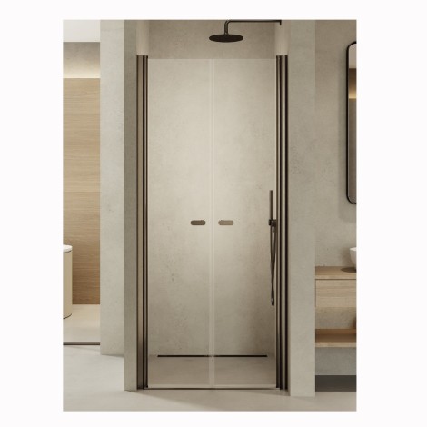New Trendy New Soleo drzwi wnękowe wahadłowe podwójne 100 cm gunmetal