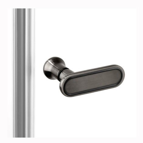 New Trendy New Soleo drzwi wnękowe składane pojedyncze lewe 100 cm gunmetal