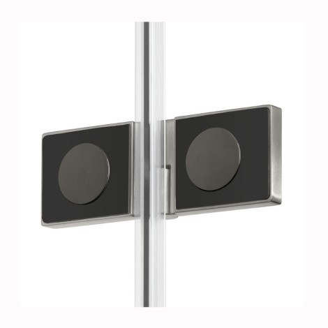 New Trendy New Soleo drzwi wnękowe składane pojedyncze lewe 100 cm gunmetal