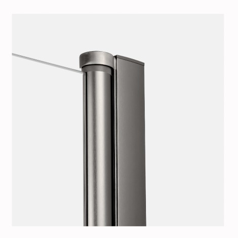 New trendy New Soleo drzwi wnękwe wahadłowe podwójne 130 cm gunmetal