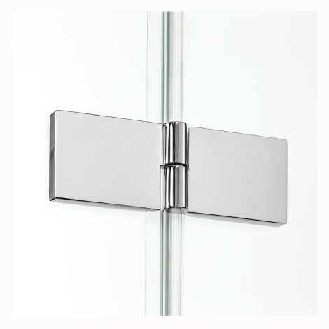 New Trendy New Soleo drzwi wnękowe składane podwójne 130 cm chrom