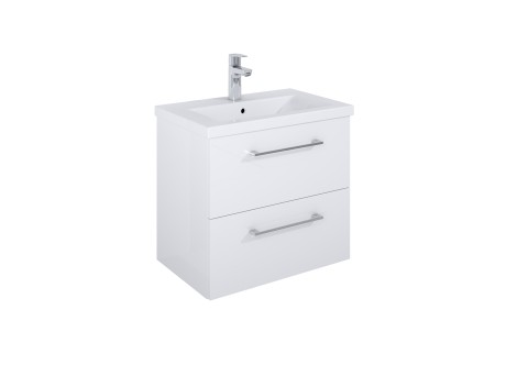 Roca Roma Plus Compact zestaw szafka z umywalką Hebe, biały połysk 60cm