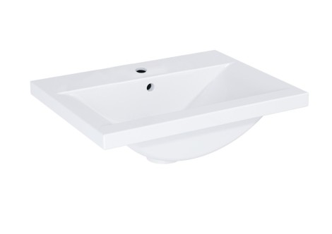 Roca Roma Plus Compact zestaw szafka z umywalką Hebe, biały połysk 60cm