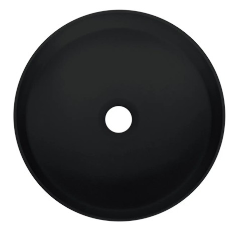 Deante Silia umywalka granitowa nablatowa okrągła 36cm nero