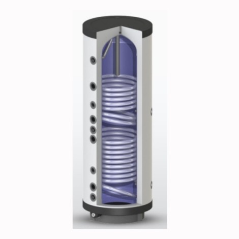 Elektromet WGJ-S DUO FIT wymiennik 2-wężownice stojący 250 l  bez grzałki