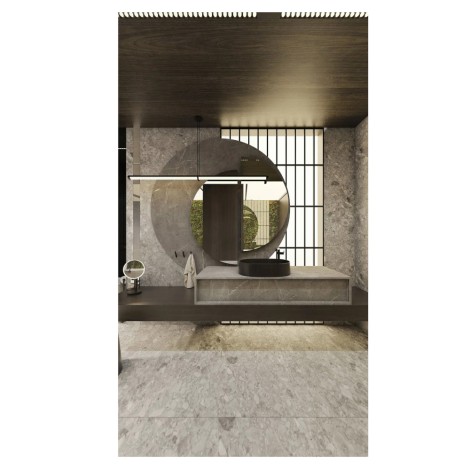 Deante Silia umywalka granitowa nablatowa owalna 55x35 nero