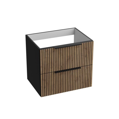 Lavita Oklahoma szafka wisząca Wood Black 60