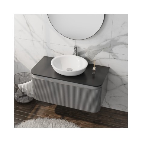 Lavita Vermont Grey szafka wisząca z blatem 100