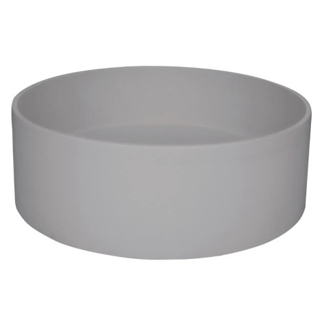 Deante Silia umywalka granitowa nablatowa 36cm szary metalik