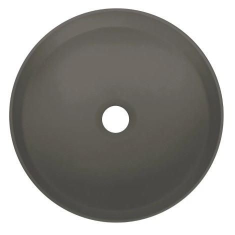 Deante Silia umywalka granitowa nablatowa 36cm antracyt metalik