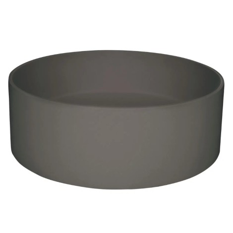 Deante Silia umywalka granitowa nablatowa 36cm antracyt metalik